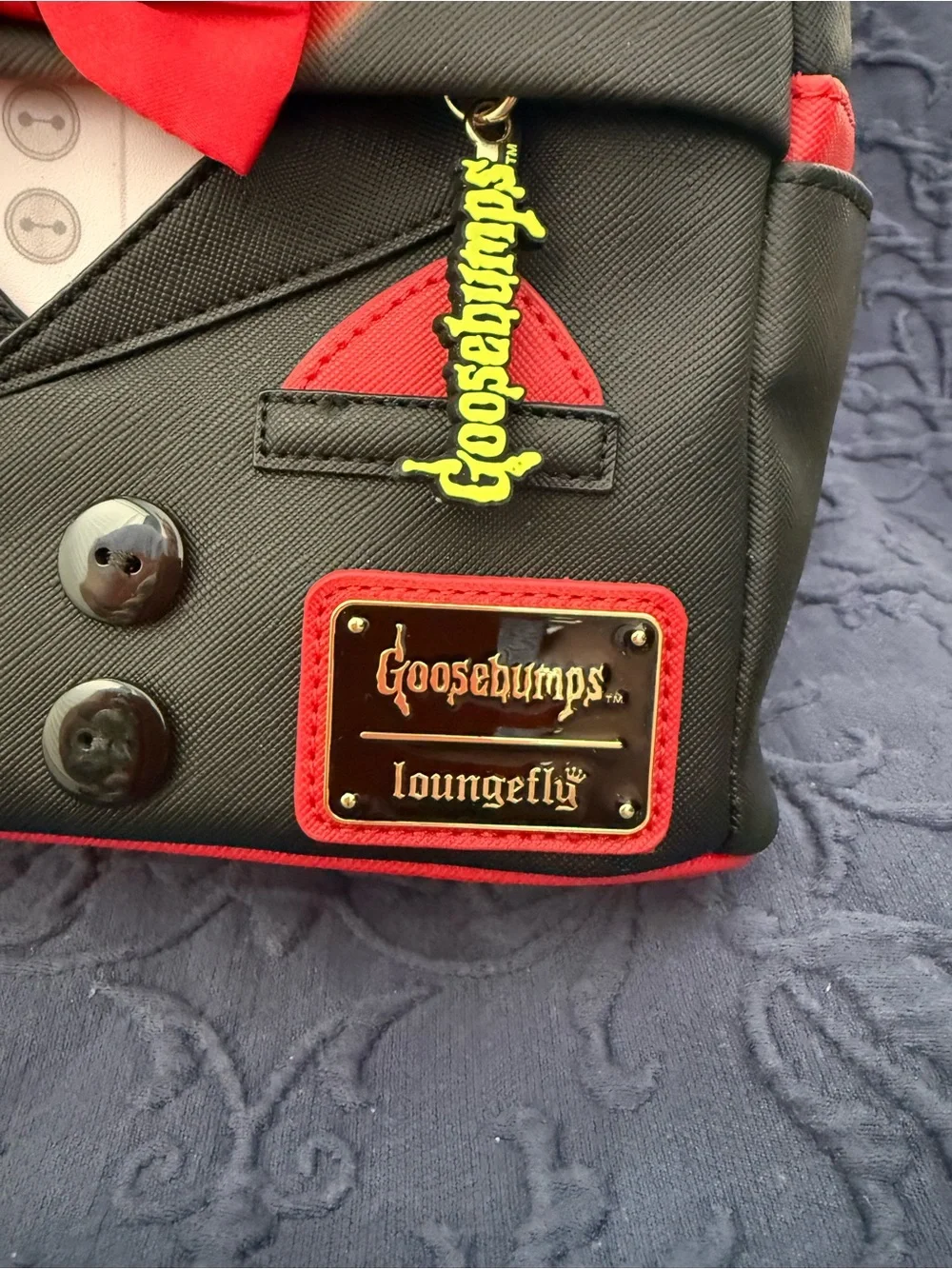 Black & Red Ventriloquist Dummy Mini Backpack LOUNGEFLY
